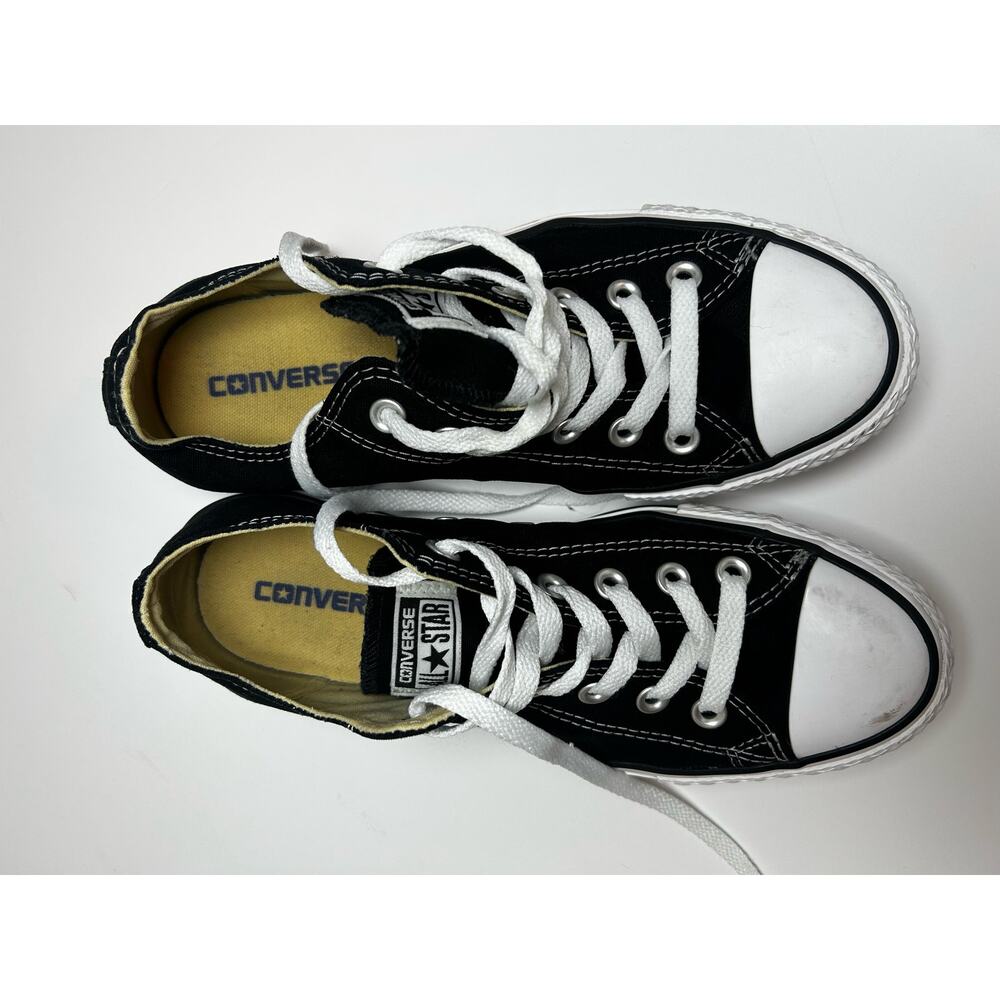 Converse Women's Size 8.5 Black Chuck's Sneakers Shoes - Picture 5 of 8